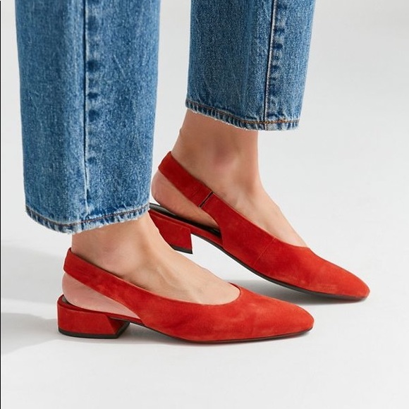 Vagabond Shoemakers red Joyce sling back sandals